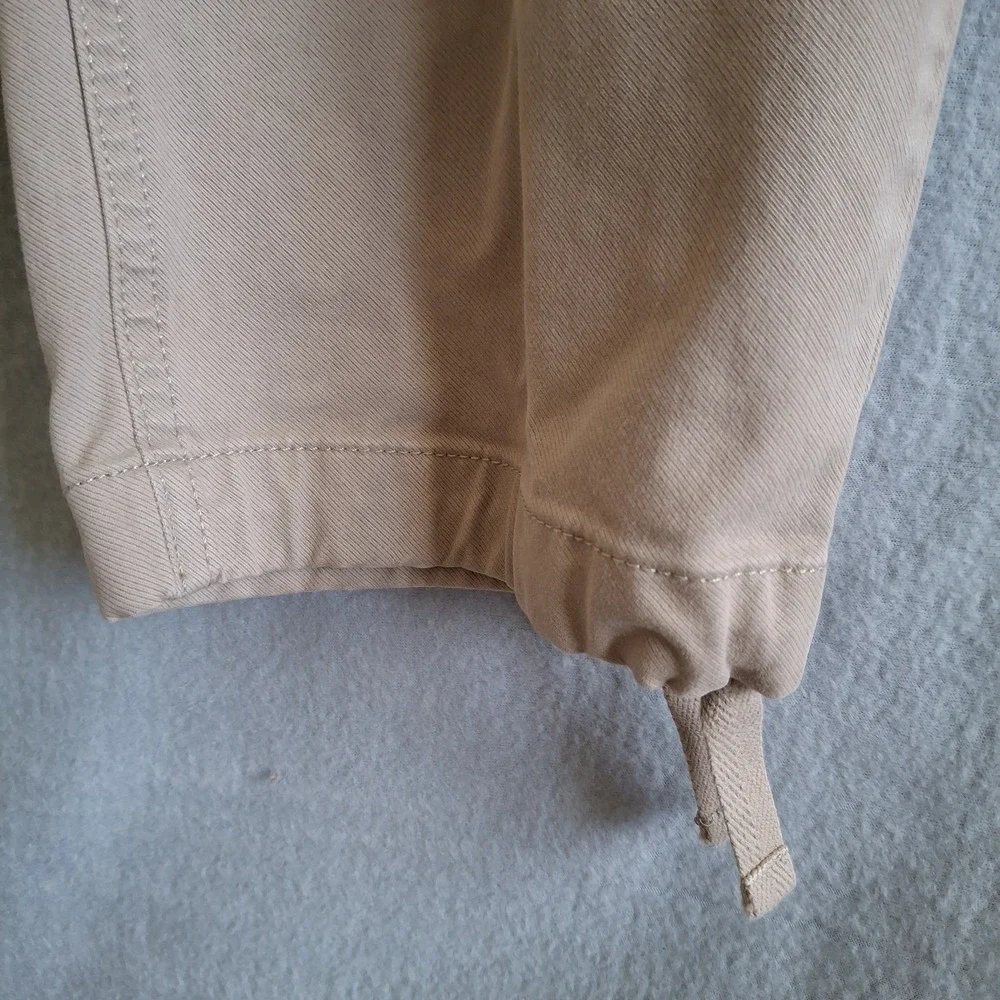 Banana Republic Traveler Tapered Cargo Pants‎ Mens 36R Khaki Beige Stretch Chino